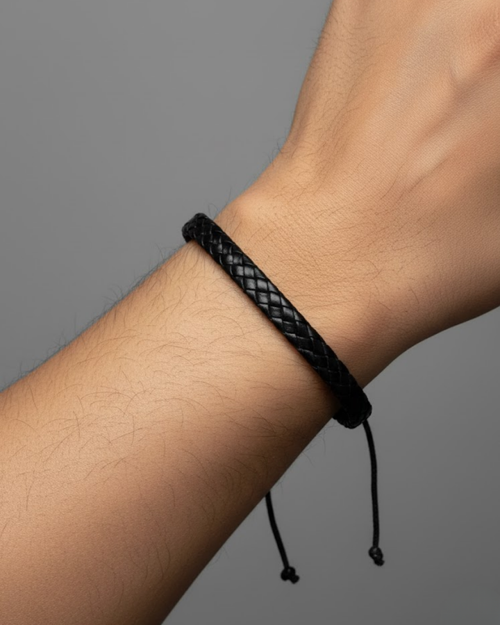 Braided Leather Bracelet For Men