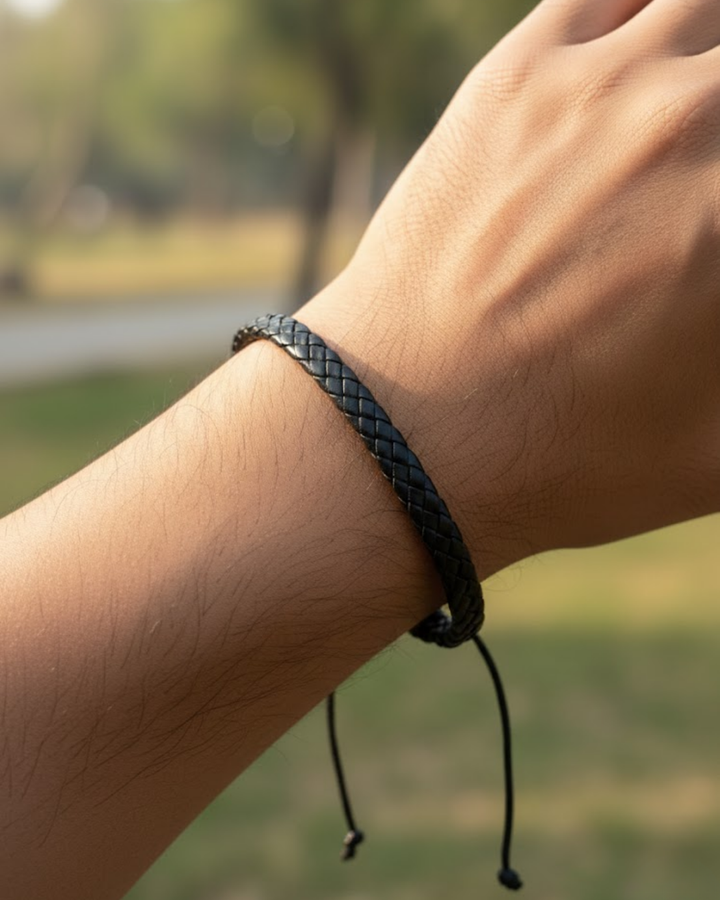Braided Leather Bracelet For Men