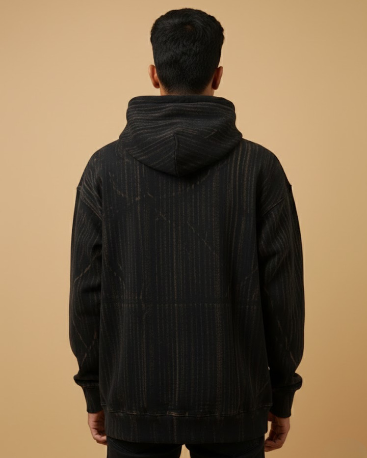 Acid Wash Black Unisex Hoodie