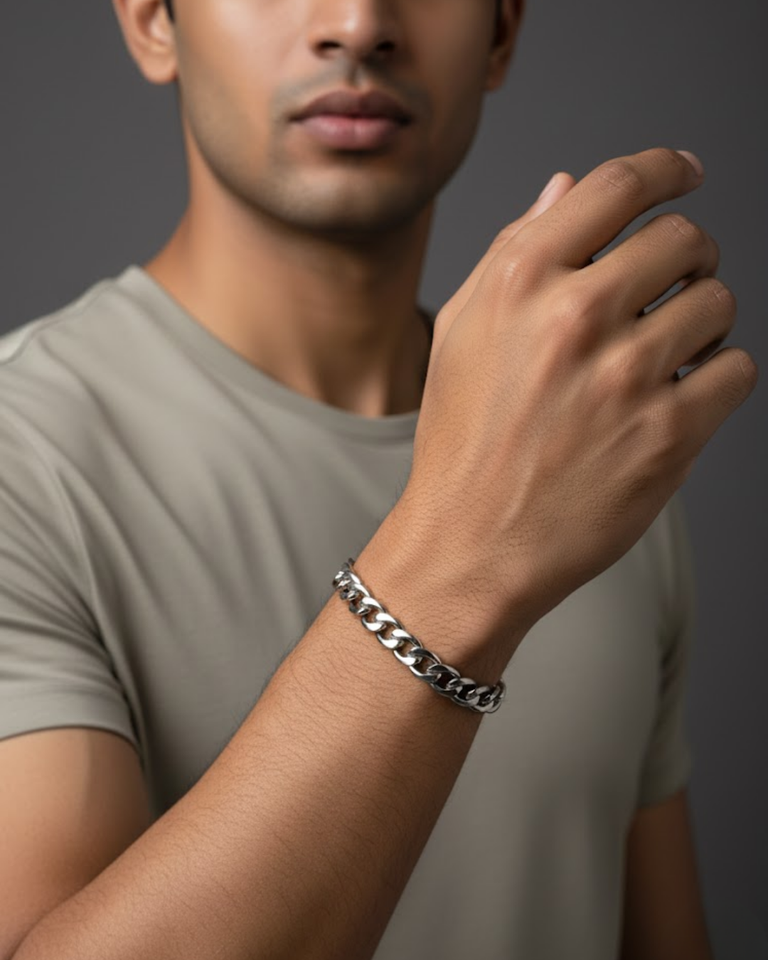 Titan Edge Cuban Link Bracelet for Men – Premium Stainless Steel Magnetic Clasp