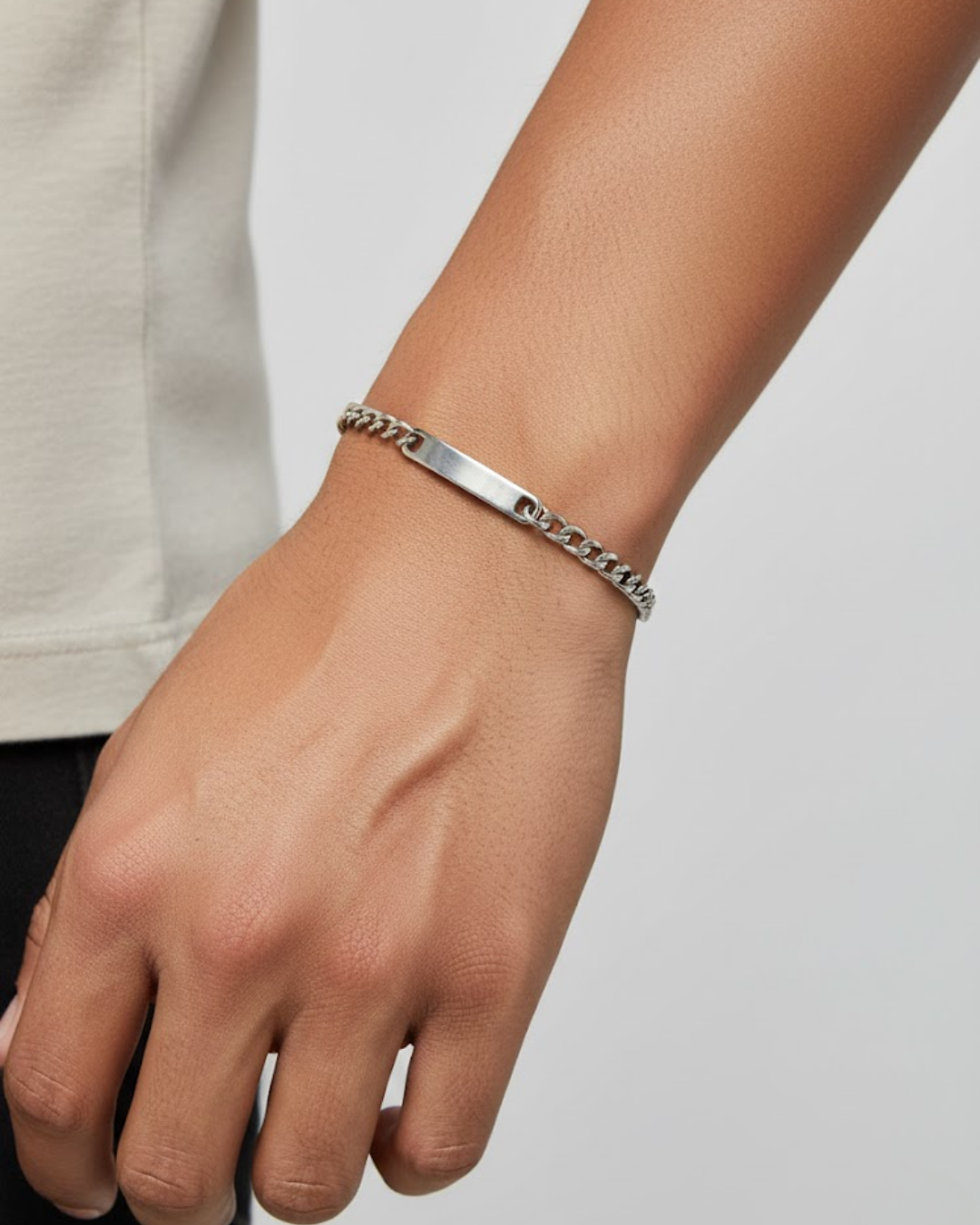 Urban Bar ID Chain Bracelet for Men – Premium Stainless Steel Statement Wear