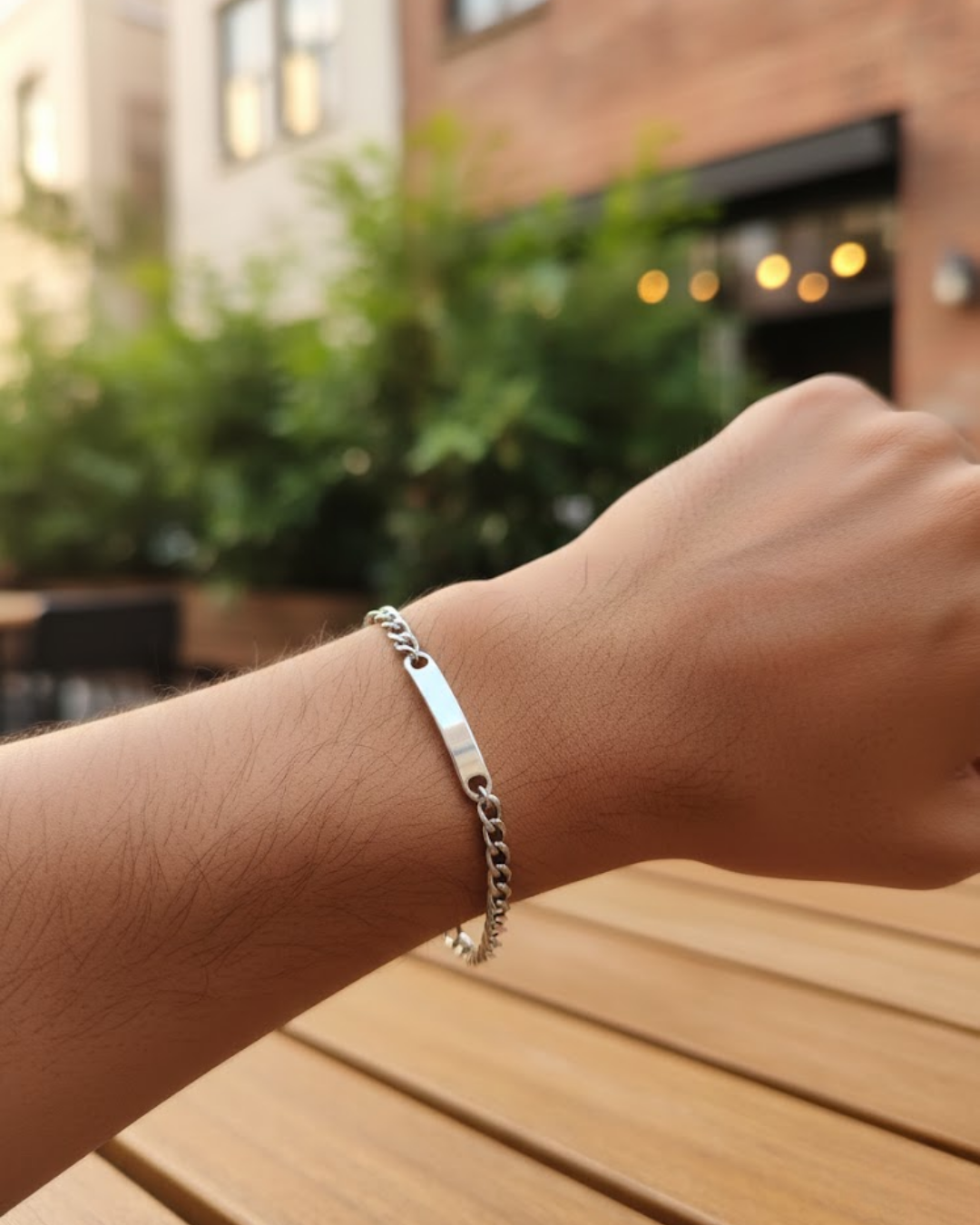 Urban Bar ID Chain Bracelet for Men – Premium Stainless Steel Statement Wear